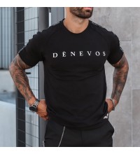letter crew neck t-shirt HF1403-03-03