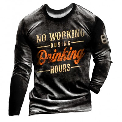 Long sleeved 3D digital printed casual pullover long sleeved T-shirt HF2316-02-03