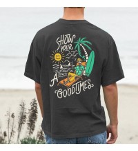 Coconut Tree Waves, Sea Breeze, Sunshine Beach T-shirt HF2401-02-03