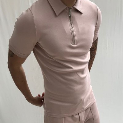 Lapel polo shirt short sleeve t-shirt HF0506-01-03